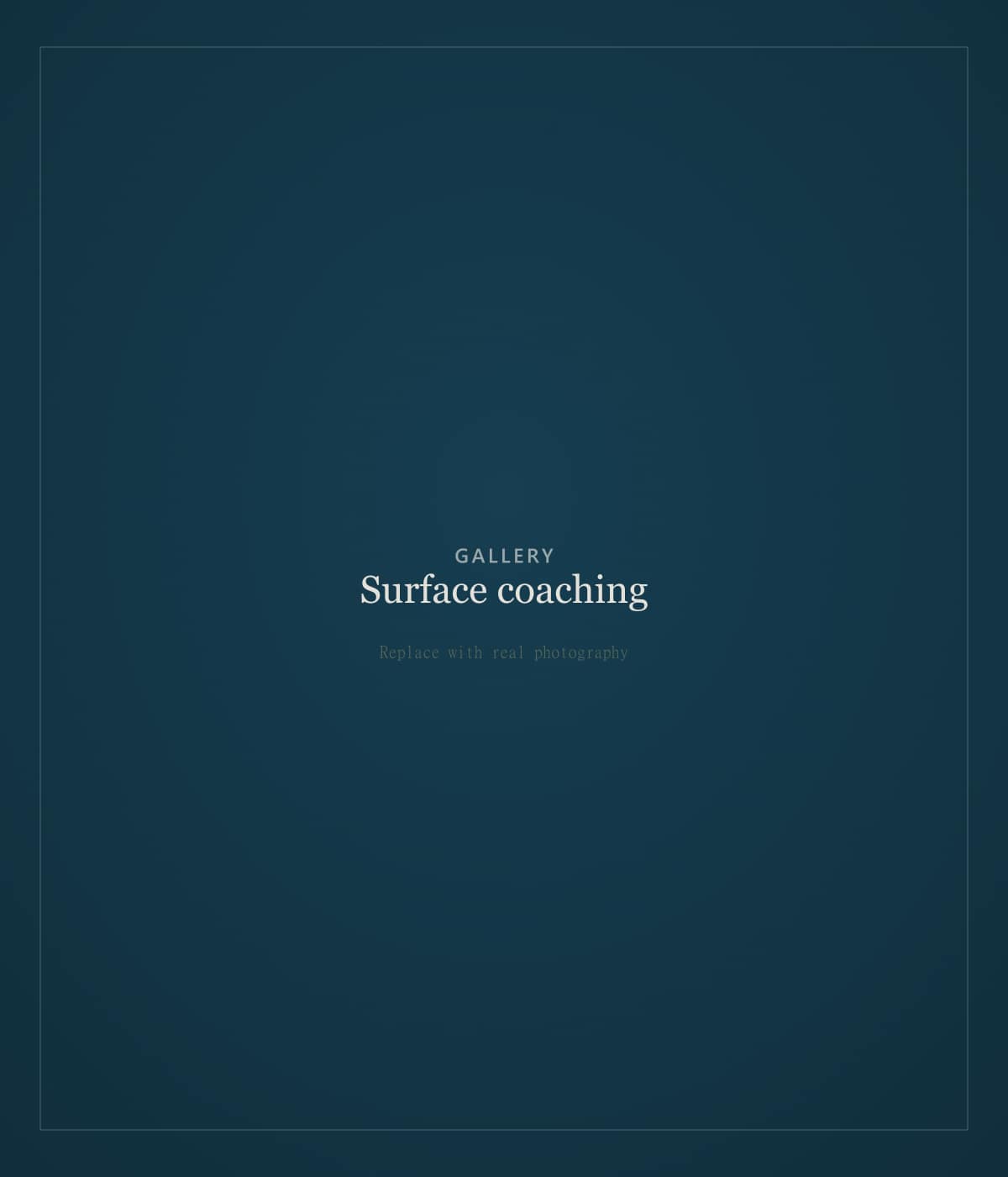 Instructor coaching a student at the surface